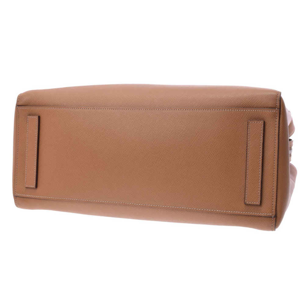 Prada Saffiano Tan Brown card Camel Tan tote bag - Picture 5 of 11